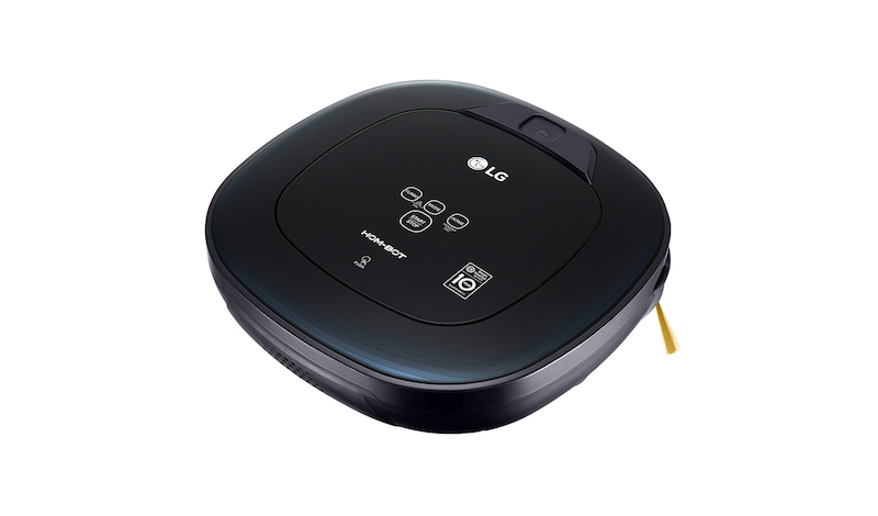 LG Ny robotdammsugare i ocean black färg med Smart Inverter Motor™ och ännu noggrannare rengöring i hörnen, VR8600OB